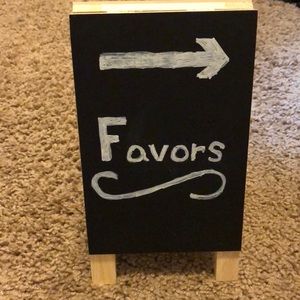 Stand up chalk board